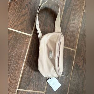 NWT Foldie Beige Crossbody Bag